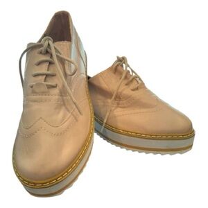 Pimkie Nude / Blush Platform Oxford Shoes — Women’s 6.5